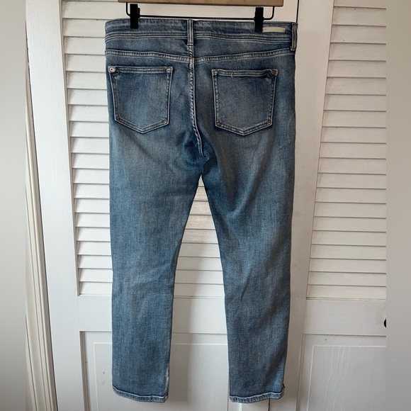 Anthropologie Pilcro Side Stripe Mid Rise Slim Boyfriend Jeans - Picture 4 of 5